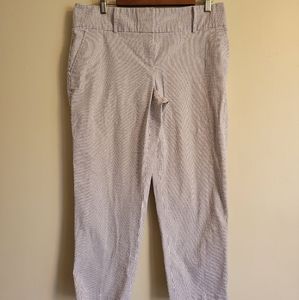 Ann Taylor Seer Sucker Pants, Women's Size 12